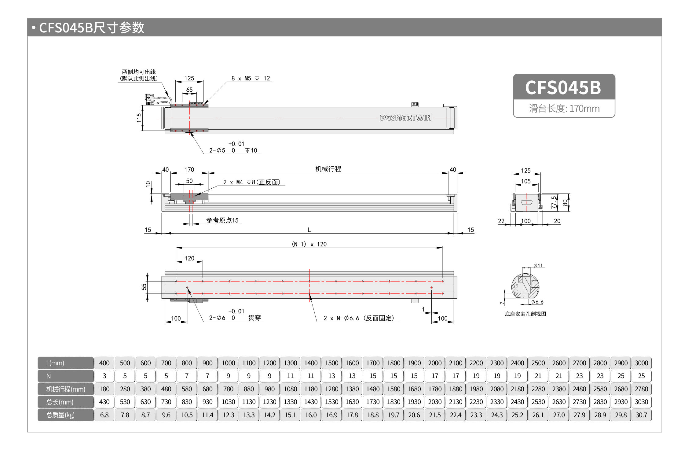 智贏直線模組LMS99  045B 產(chǎn)品尺寸.jpg